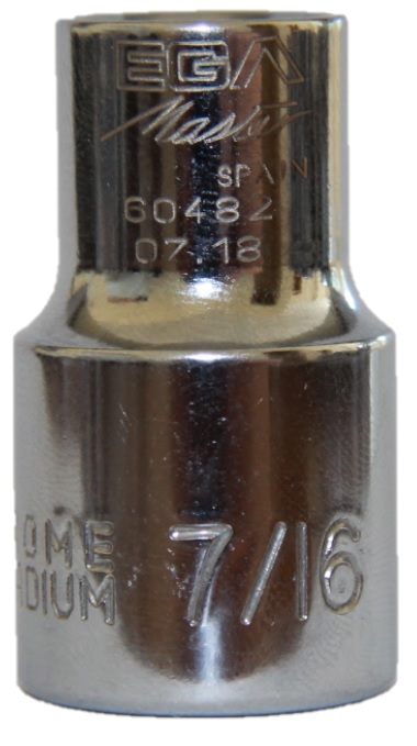 Головка двенадцатигранная 7/16", 1/2" Ega Master