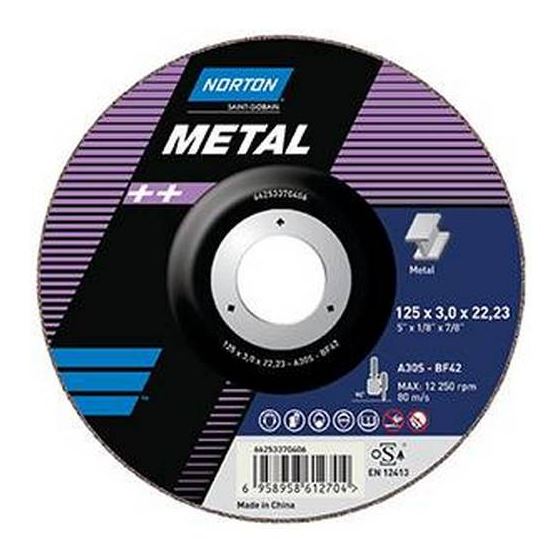 Круг отрезной A30S-125*2.5*22.23-T41 NOR-Metal