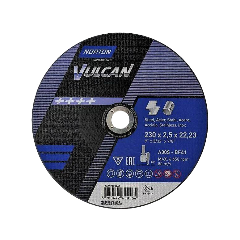 Отрезной круг Saint-Gobain Vulcan, 41, 230 х 2,5 мм