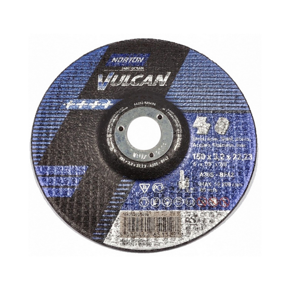 Отрезной круг Saint-Gobain Vulcan, 41, 150 х 3,2 мм