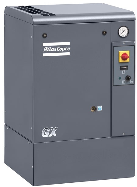Компрессор винтовой маслосмазываемый Atlas Copco GX5  10P / 400В 3ф 50Гц без N / CE