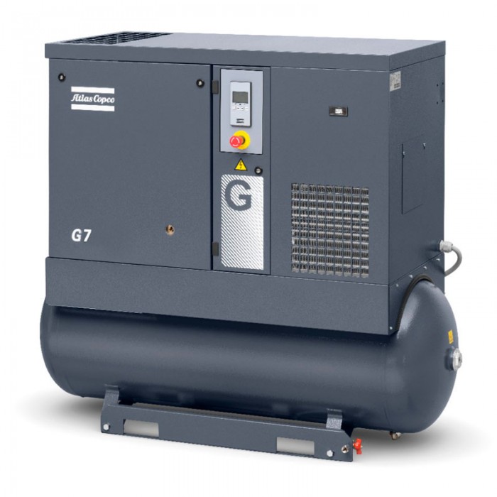 Компрессор винтовой маслосмазываемый Atlas Copco G7 10FF / 400В 3ф 50Гц без N / CE TM(270l)