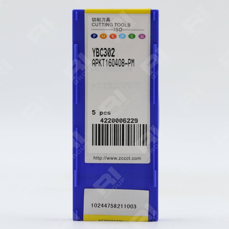 Фрезерная пластина APKT 160408-PM YBG302 оригинал режимы резания