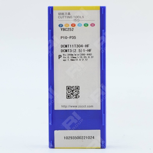 Токарная пластина DCMT11T304-HF 11,6 мм R0,4 оригинал режимы резания